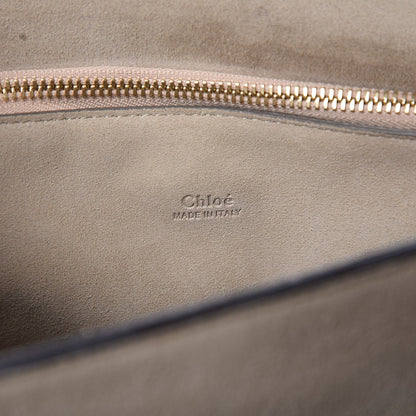 Chloe Suede Calfskin Medium Faye Shoulder Bag Tobacco 6 of 9