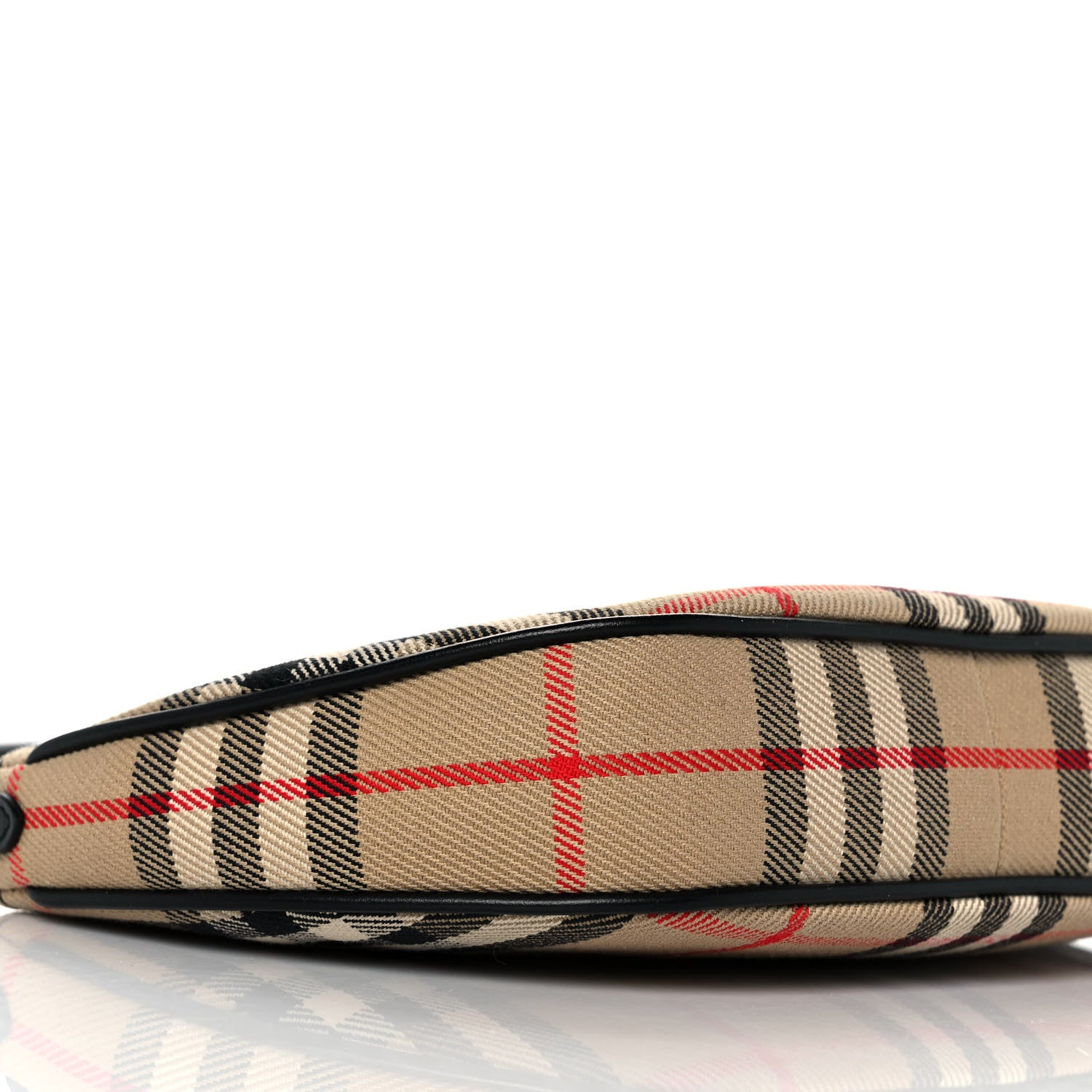 Burberry Vintage Check Calfskin Olympia Pouch Archive Beige 8 of 9