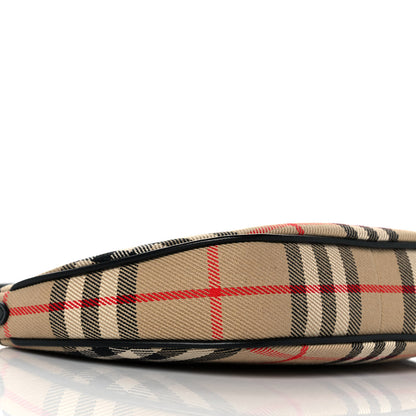 Burberry Vintage Check Calfskin Olympia Pouch Archive Beige 8 of 9