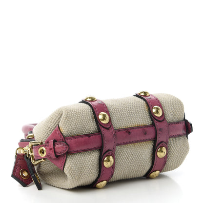 Louis Vuitton Toile Ostrich Trianon Sac de Nuit PM Lilac 4 of 9