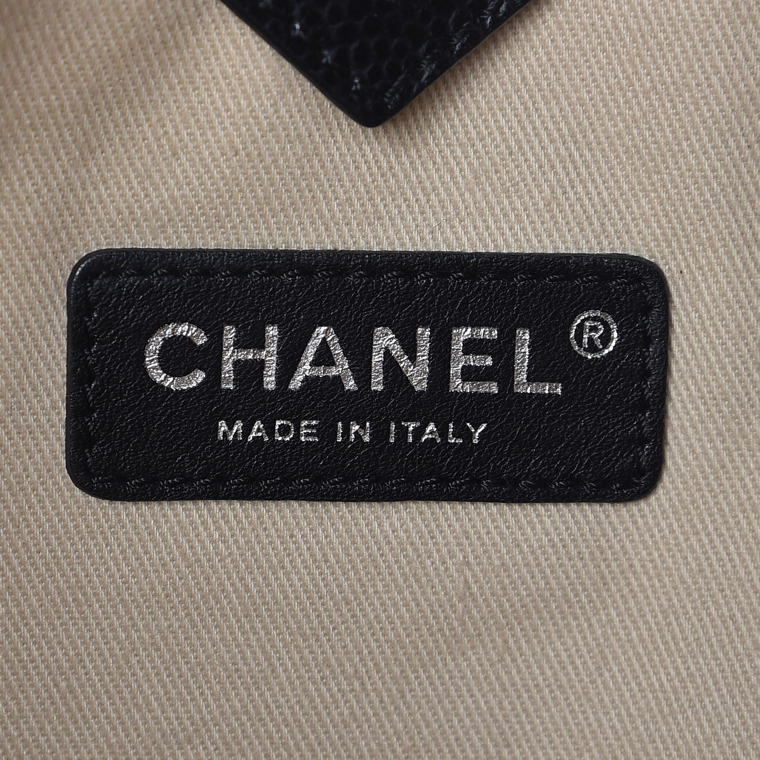 Chanel Coated Canvas Le Train Bag Black 9 of 11