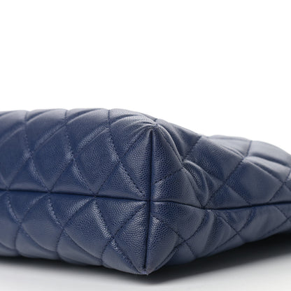 Chanel Caviar Quilted Small Urban Delight Tote Blue 9 of 9