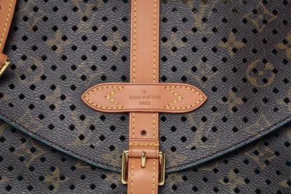 Louis Vuitton Monogram SC Flore Saumur Teal 7 of 9