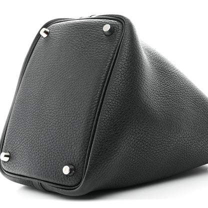 Hermes Taurillon Clemence Picotin Lock 18 PM Black Black 10 of 11