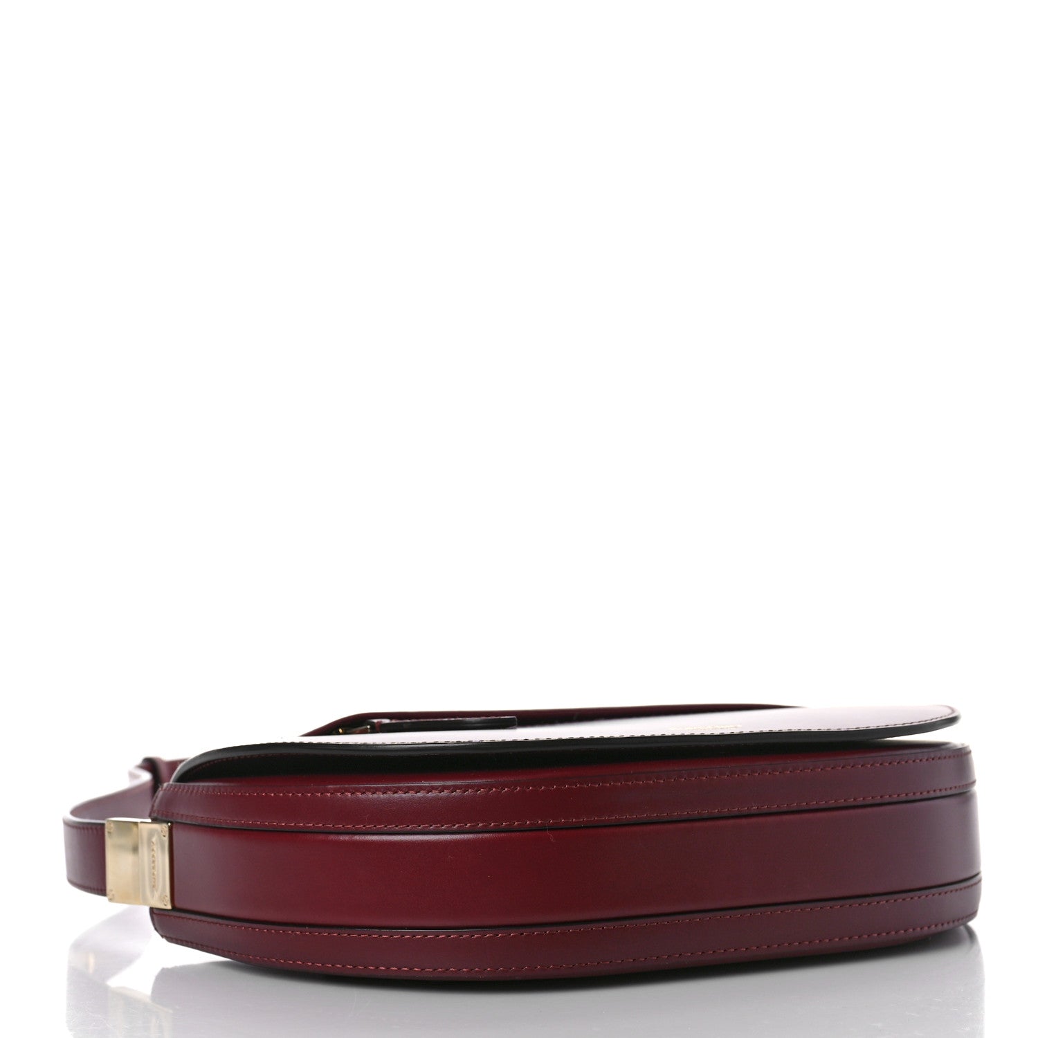 Burberry Calfskin Small Olympia Shoulder Bag Burgundy 4 of 8