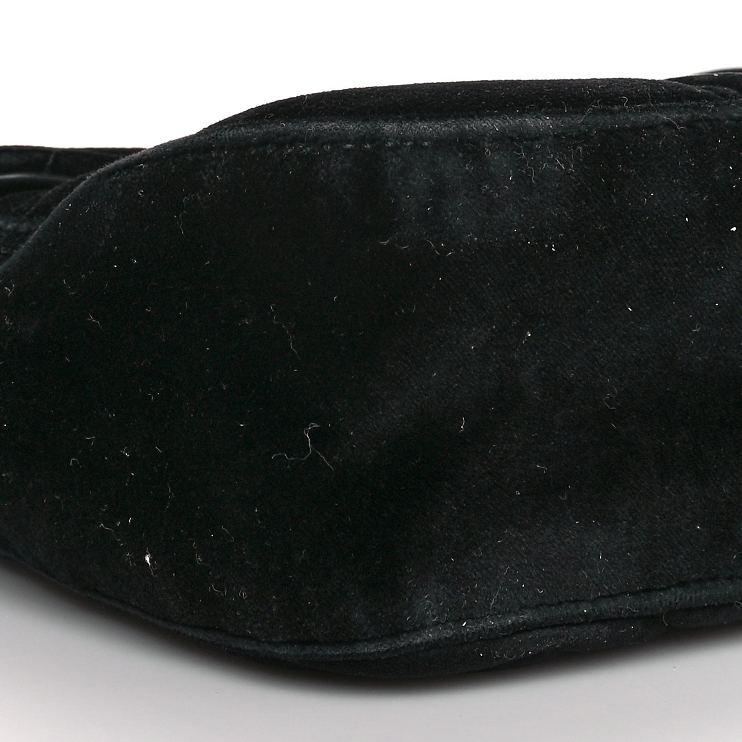 Velvet Matelasse Medium GG Marmont Shoulder Bag Black