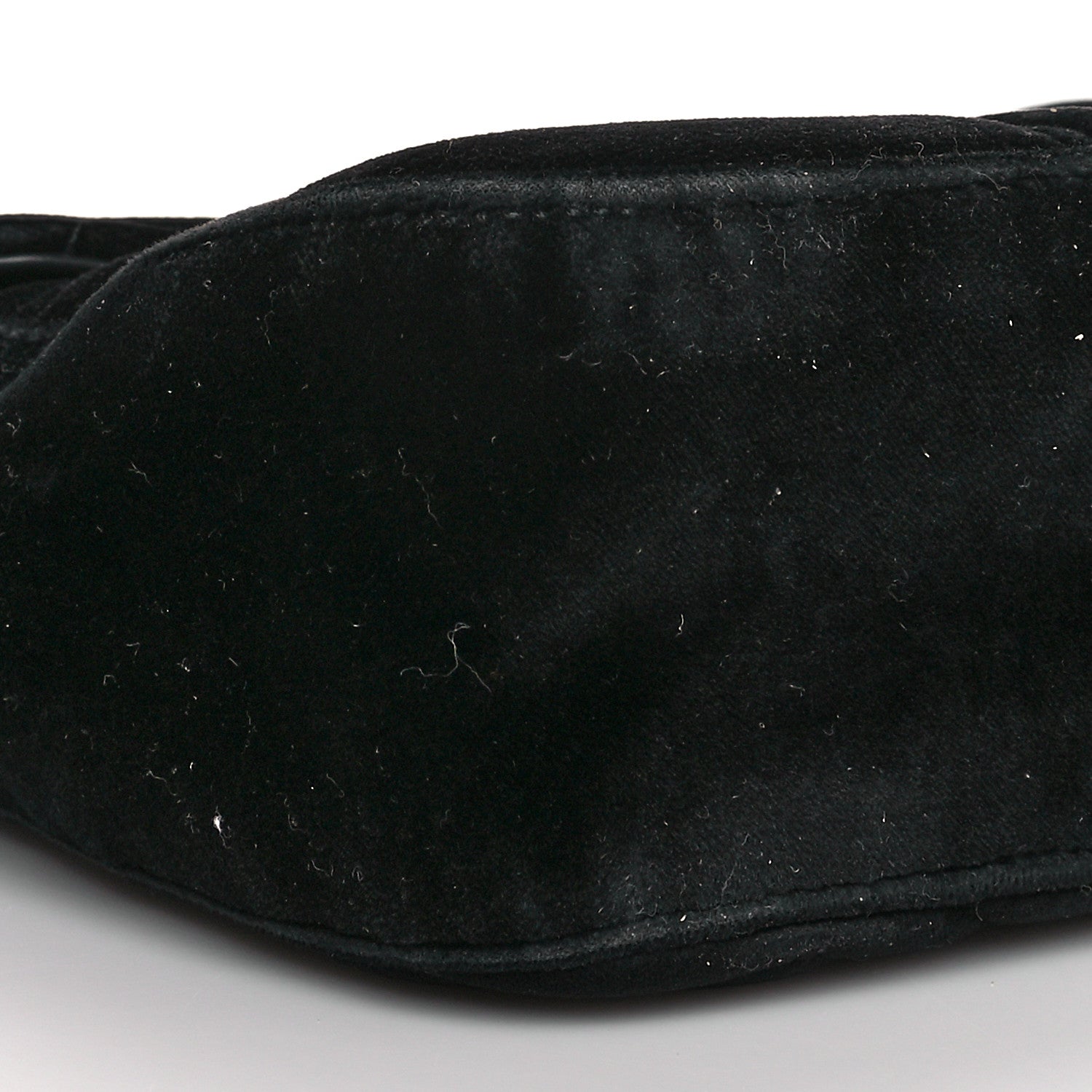 Gucci Velvet Matelasse Medium GG Marmont Shoulder Bag Black 9 of 16