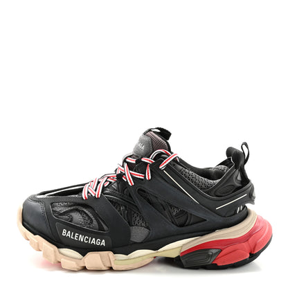 Balenciaga Mesh Nylon Womens Track Sneakers 38 Black Gris 1 of 14