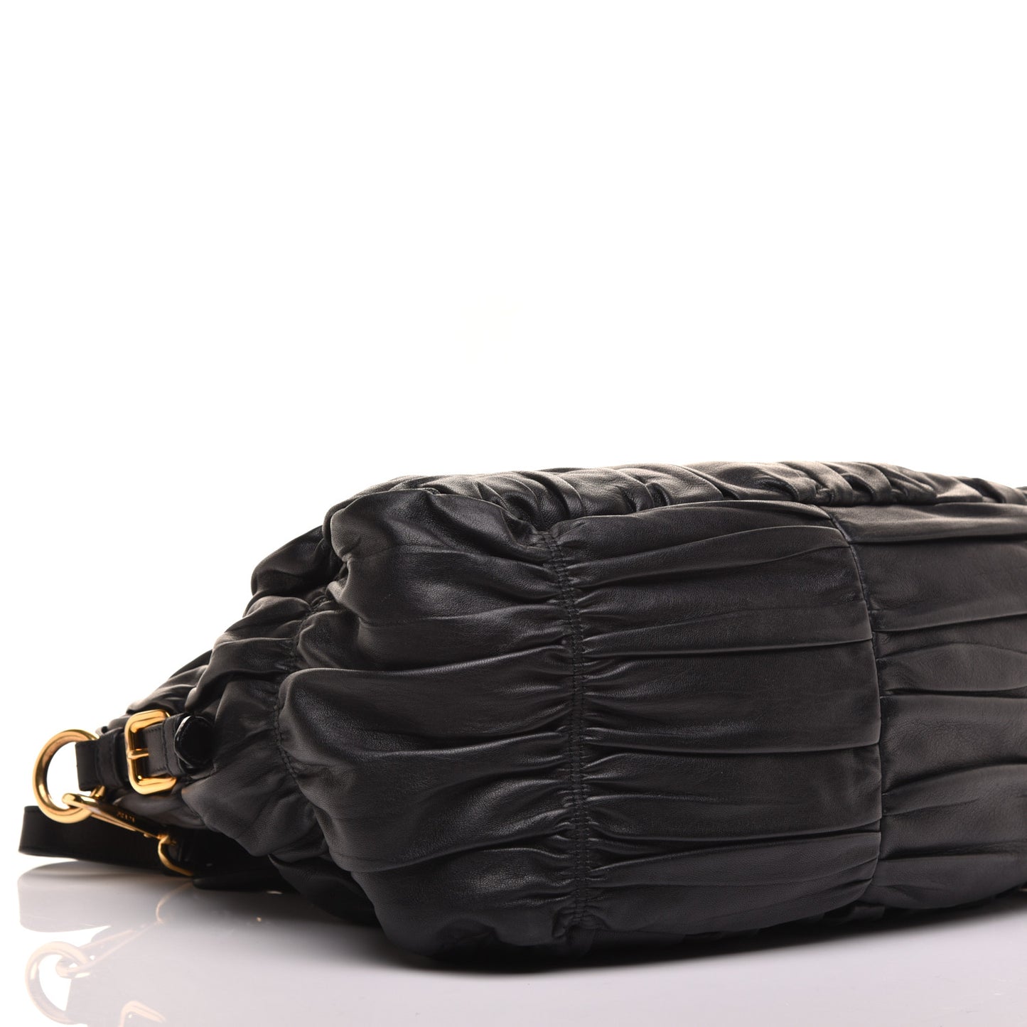 Nappa Gaufre Tote Black