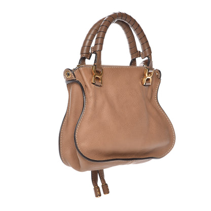 Chloe Calfskin Baby Marcie Satchel Nut 3 of 9