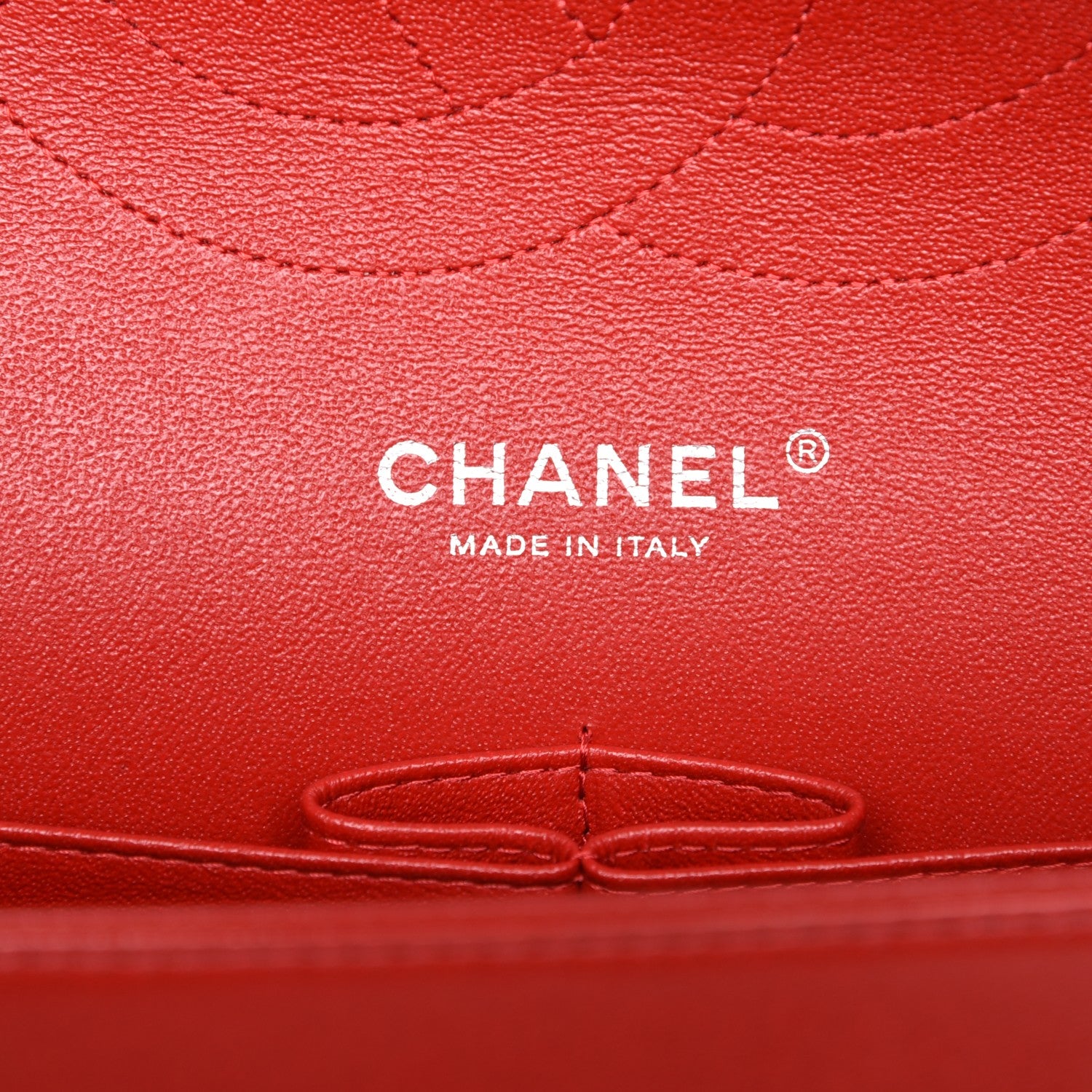 Chanel Lambskin Quilted Jumbo Double Flap Red 6 of 8