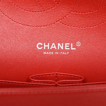 Chanel Lambskin Quilted Jumbo Double Flap Red 6 of 8