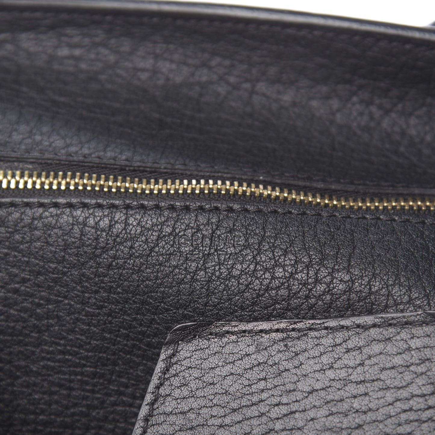 Crisped Calfskin Mini Tie Knot Tote Black