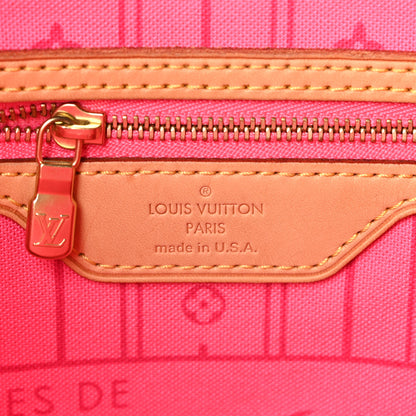 Louis Vuitton Monogram Roses Neverfull MM 6 of 11