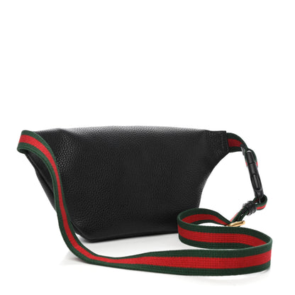 Gucci Grained Calfskin Small Logo Belt Bag Black 3 of 11
