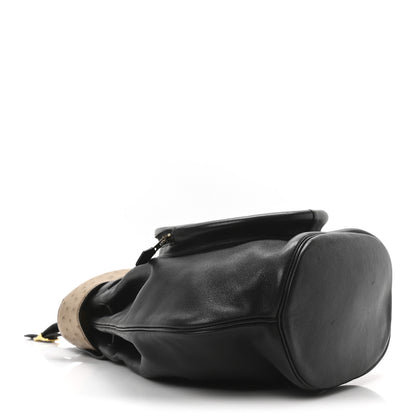 Hermes Gulliver Ostrich Lizard Sumac Handbag Black Mousse Gold 4 of 9