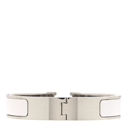 Hermes Enamel Narrow Clic Clac H Bracelet PM White 3 of 5