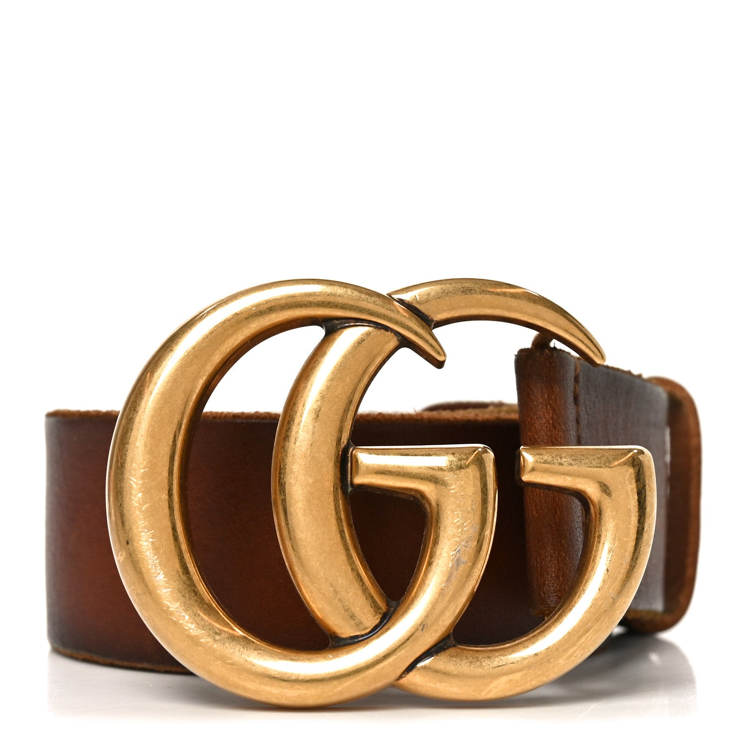Gucci Faded Calfskin Double G 40mm Belt 80 32 Belt Cuir 1 of 5