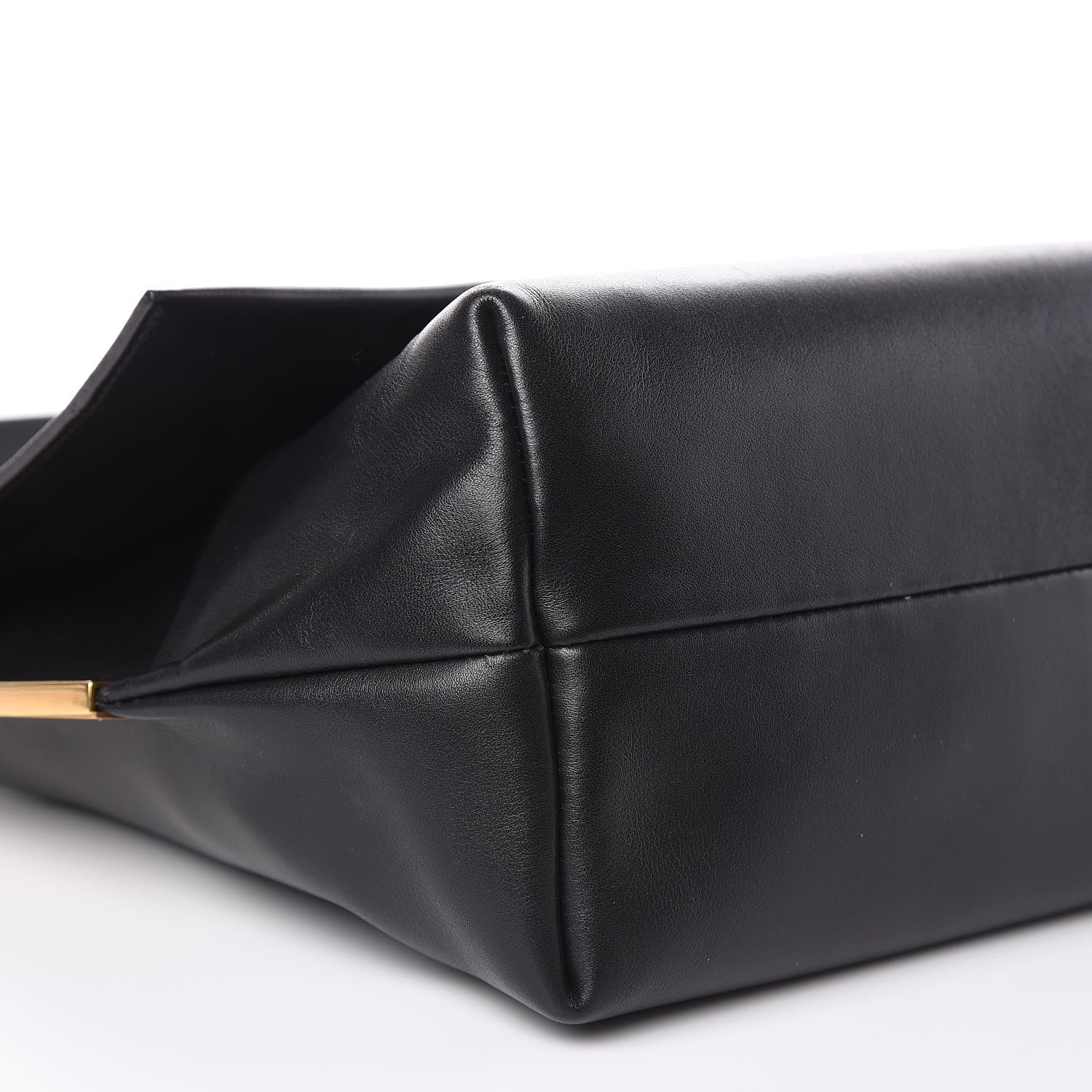 Celine Lambskin Flap Clasp Shoulder Bag Black 8 of 14