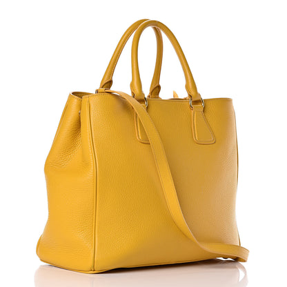 Prada Vitello Daino Tote Mimosa 4 of 24