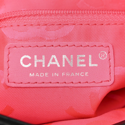Chanel Calfskin Quilted Large Cambon Flap Black White 6 of 11