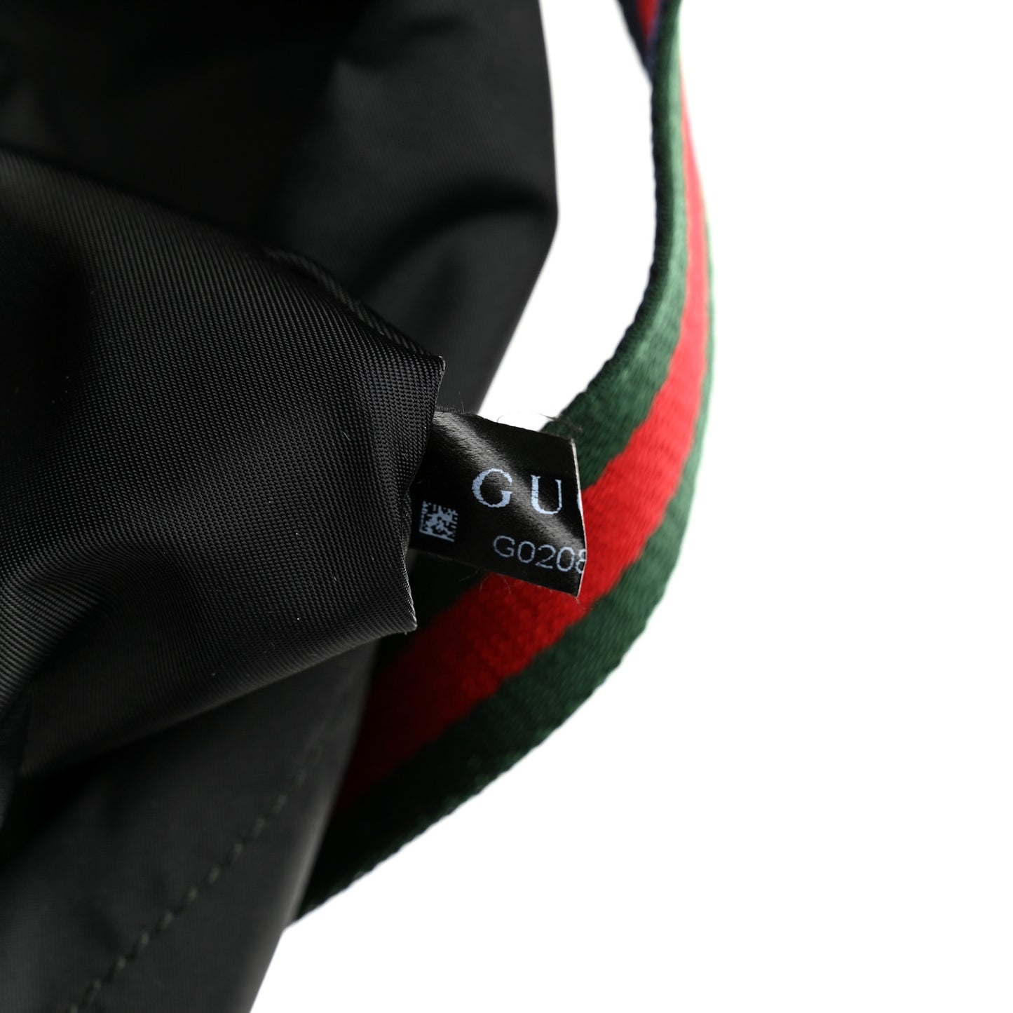 Techno Canvas Web L'Aveugle Par Amour Embroidered Drawstring Backpack Black