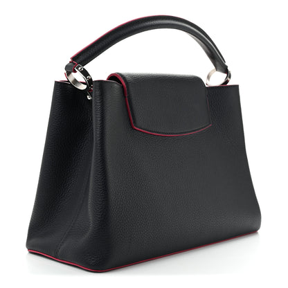 Louis Vuitton Taurillon Capucines MM Cobalt Fuchsia 3 of 9