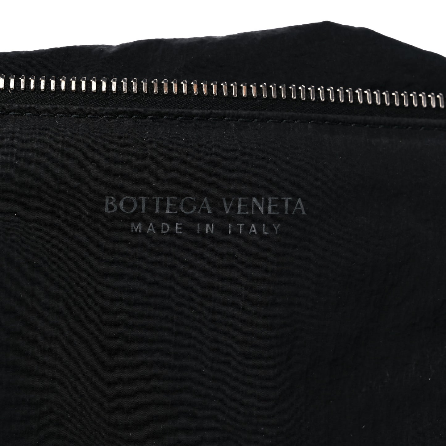 Nylon Intrecciato Padded Tech Cassette Bag Black