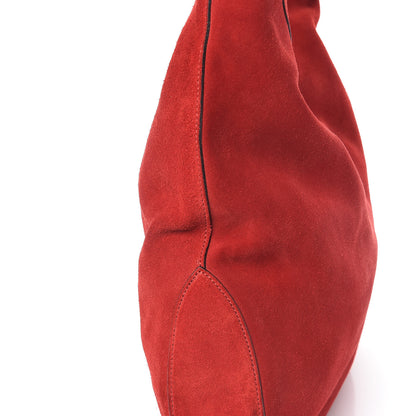 Gucci Soft Suede Web Large Jackie Hobo Red 19 of 19
