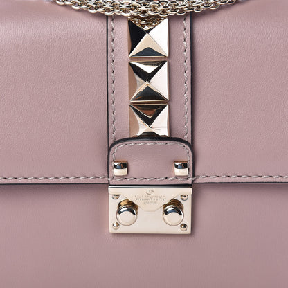 Valentino Garavani Vitello Small Glam Lock Rockstud Flap Poudre 7 of 9