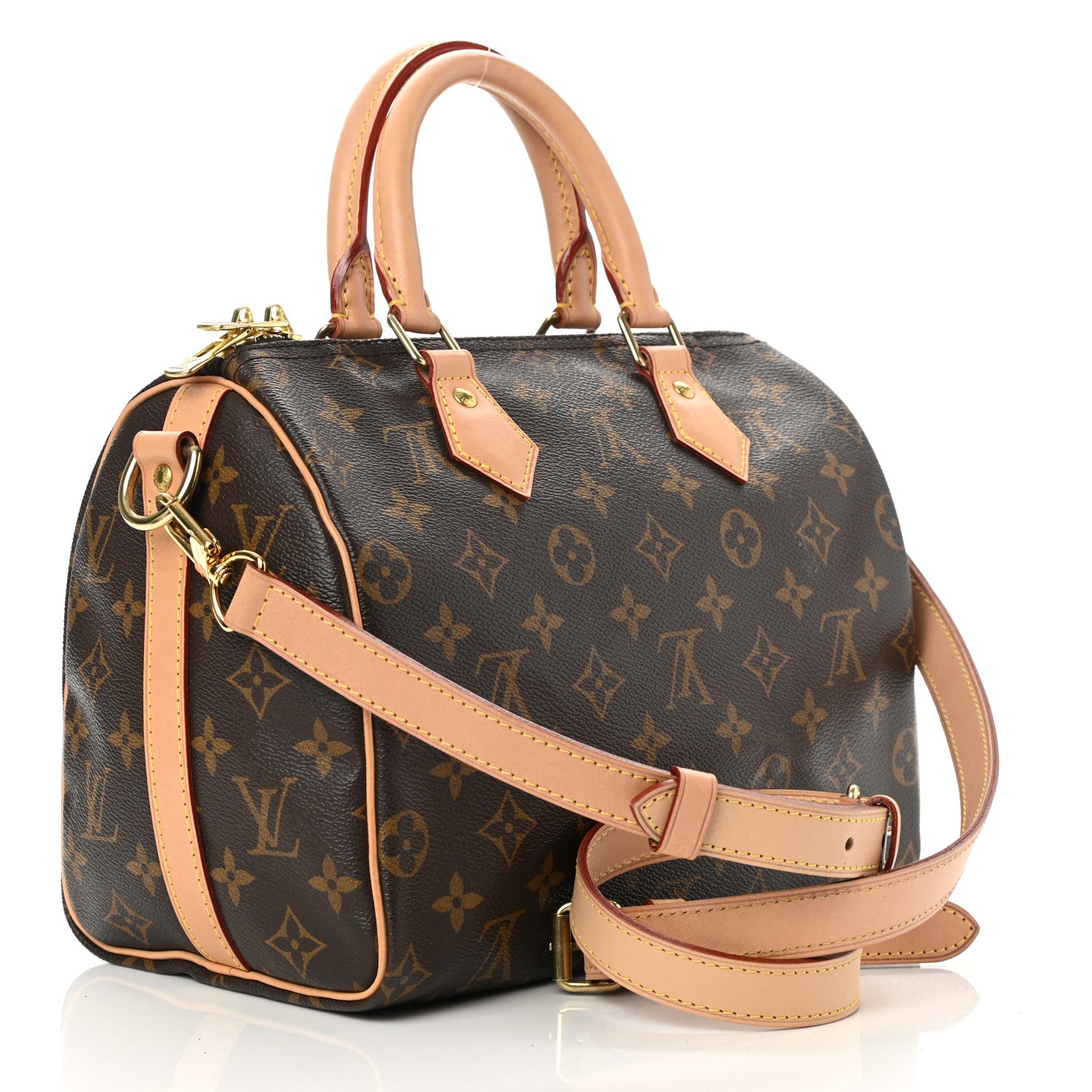 Louis Vuitton Monogram My LV Heritage Speedy Bandouliere 25 Rouge Orange 3 of 11