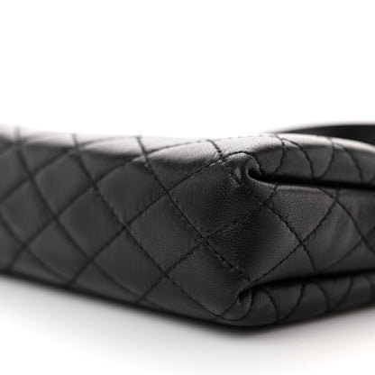 Saint Laurent Lambskin Quilted Gaby Zipped Pouch Black 9 of 10