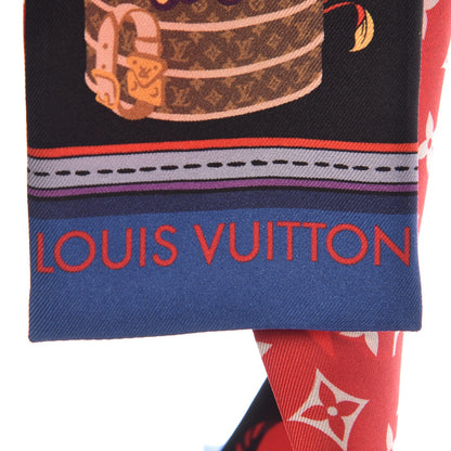 Louis Vuitton Silk Monogram Superstition Bandeau Black 5 of 5