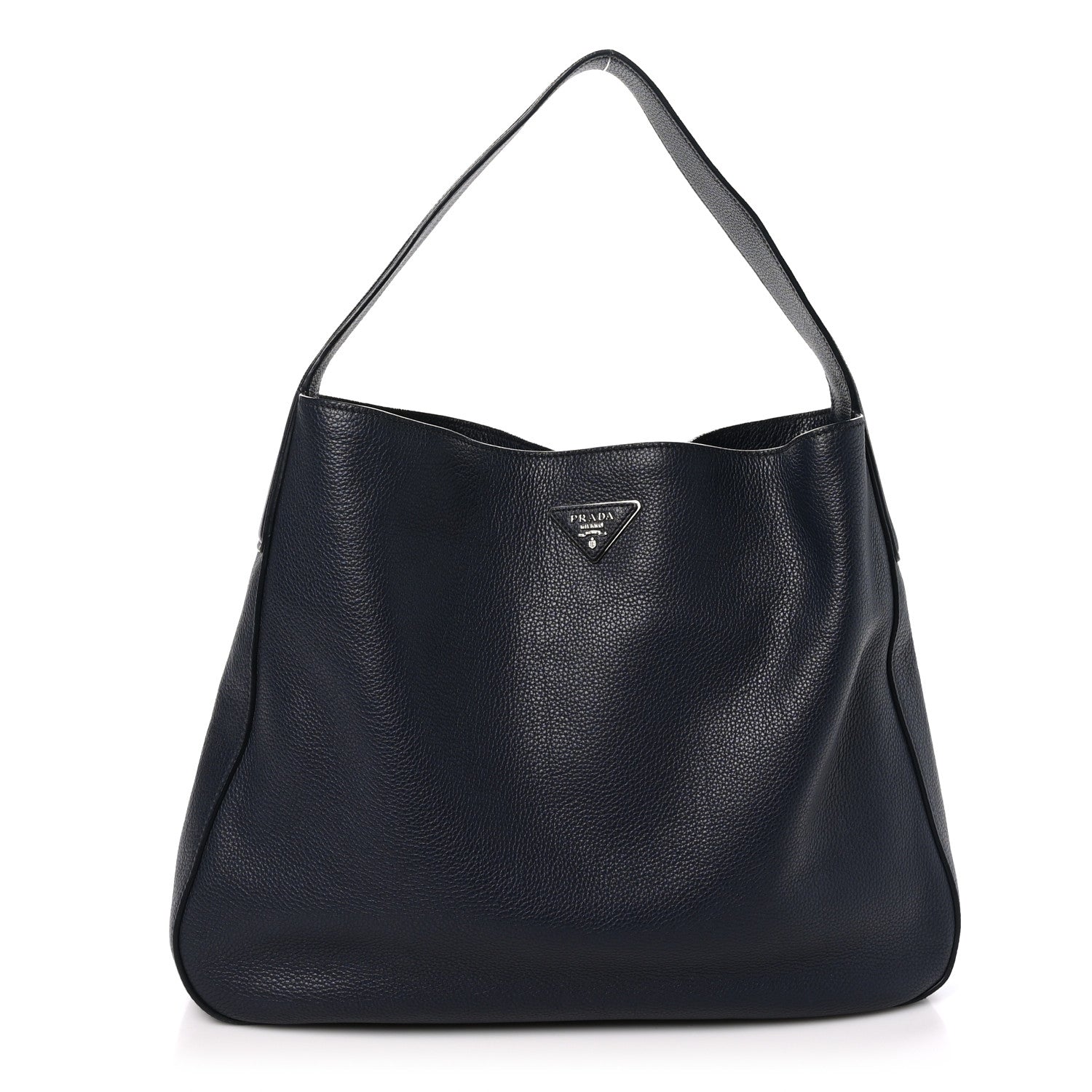 Prada Vitello Daino Hobo Baltico 1 of 10