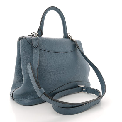 Moynat Taurillon Blush Gabrielle PM Blue 3 of 12