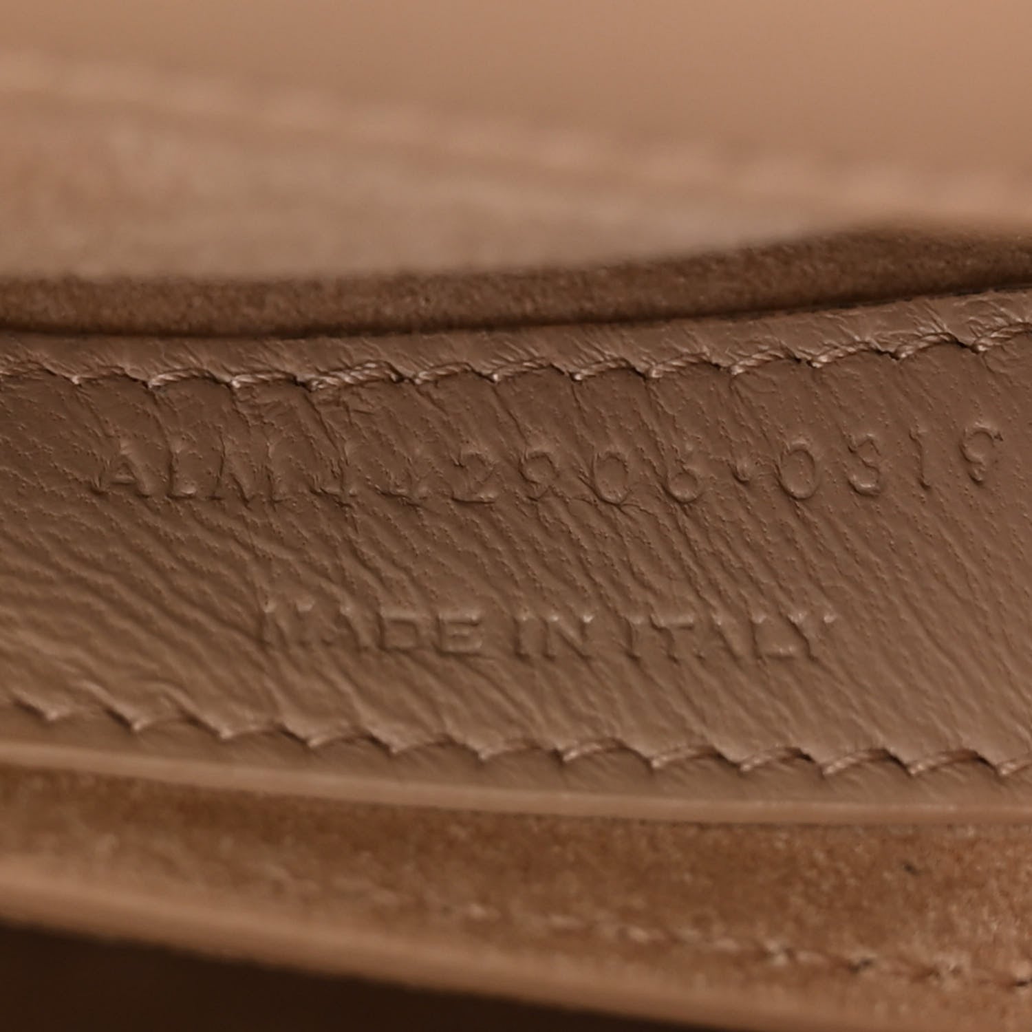 Saint Laurent Calfskin Medium Monogram Sunset Dark Beige 7 of 18