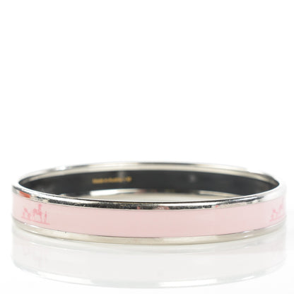 Hermes Enamel Printed Narrow Caleche Bracelet 65 4 of 7