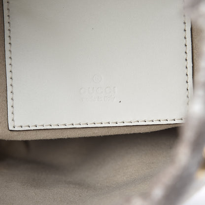 Gucci Snakeskin Mini Zumi Bucket Bag Grey 6 of 11