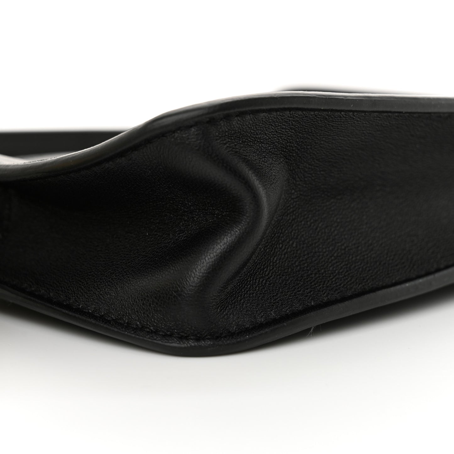 Calfskin Mini Shield Sling Bag Black