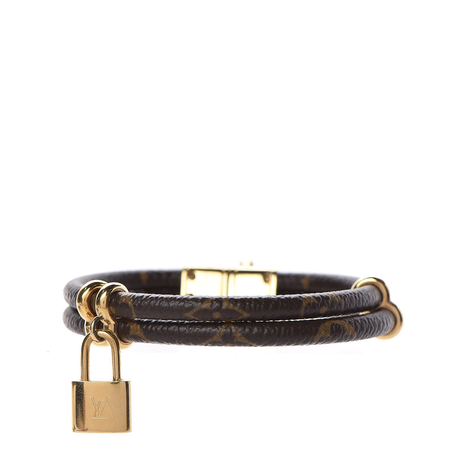 Louis Vuitton Monogram Keep It Twice Bracelet 17 1 of 6