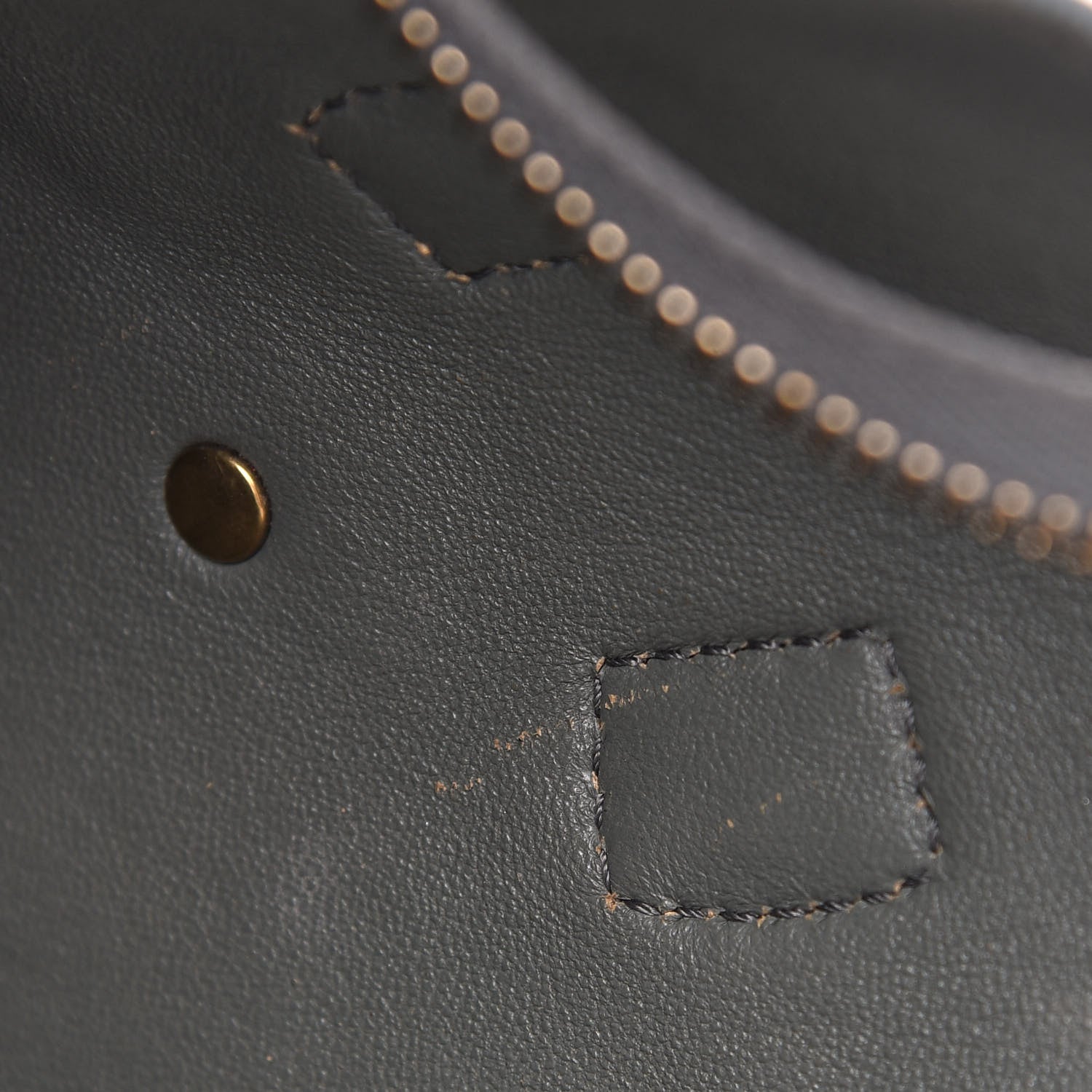 Celine Smooth Calfskin Mini Luggage Grey 12 of 14