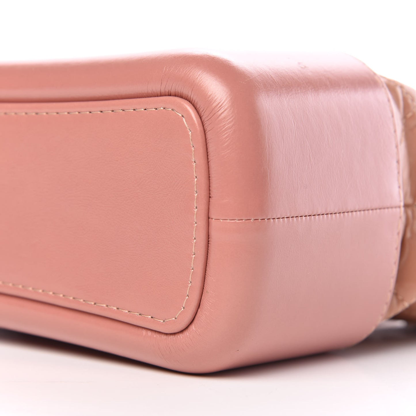 Aged Calfskin Quilted Medium Gabrielle Hobo Pink