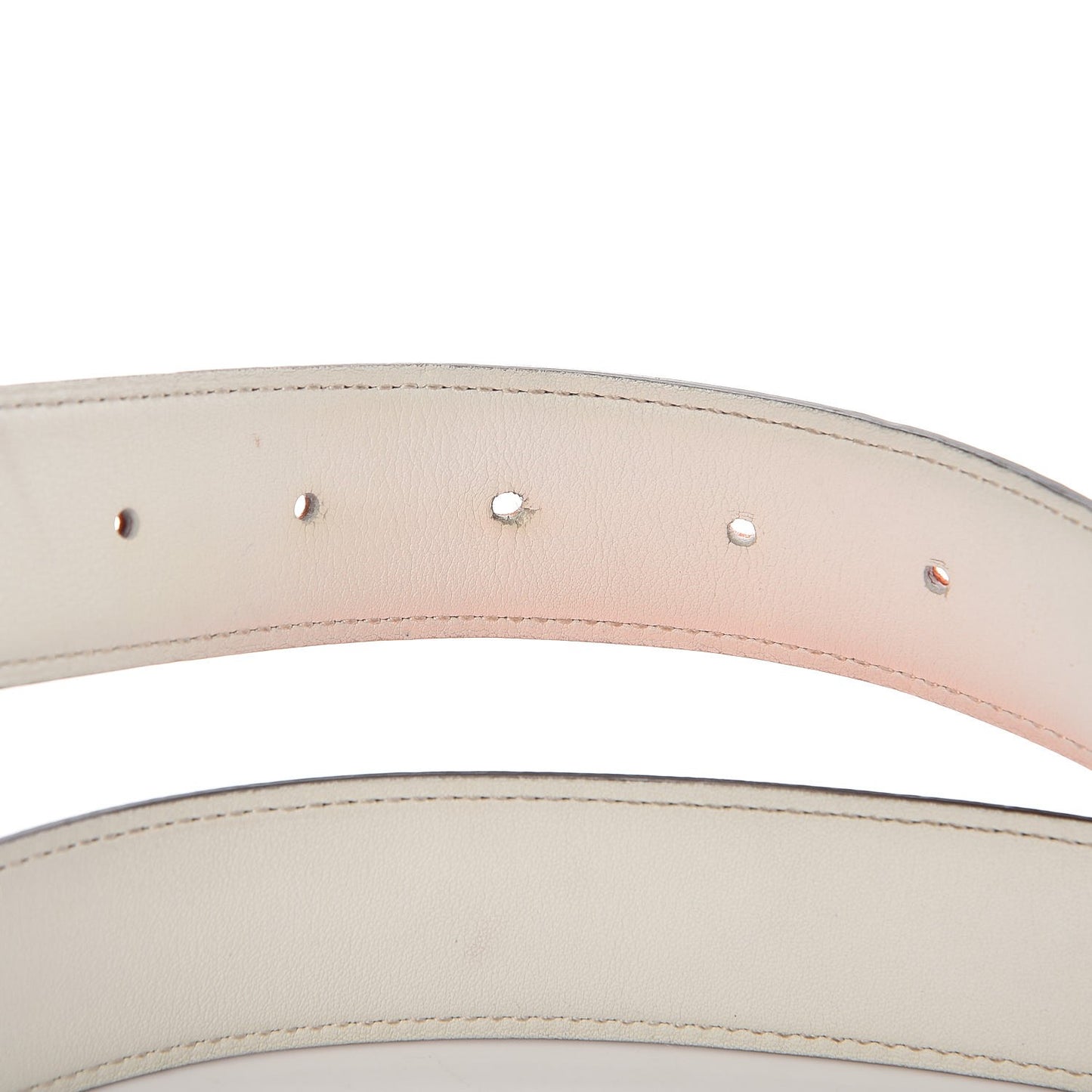 Epsom Swift 32mm H Belt Strap 85 Orange Craie