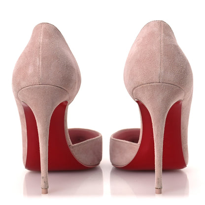Christian Louboutin Suede Iriza 100 Pumps 38.5 Pink 6 of 13