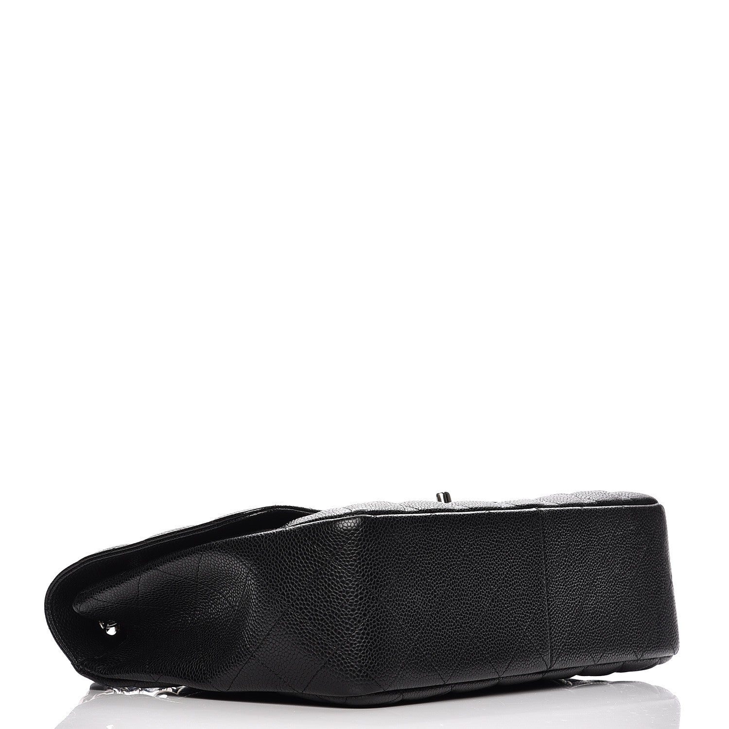 Chanel Caviar Quilted Jumbo Single Flap Black 4 of 12