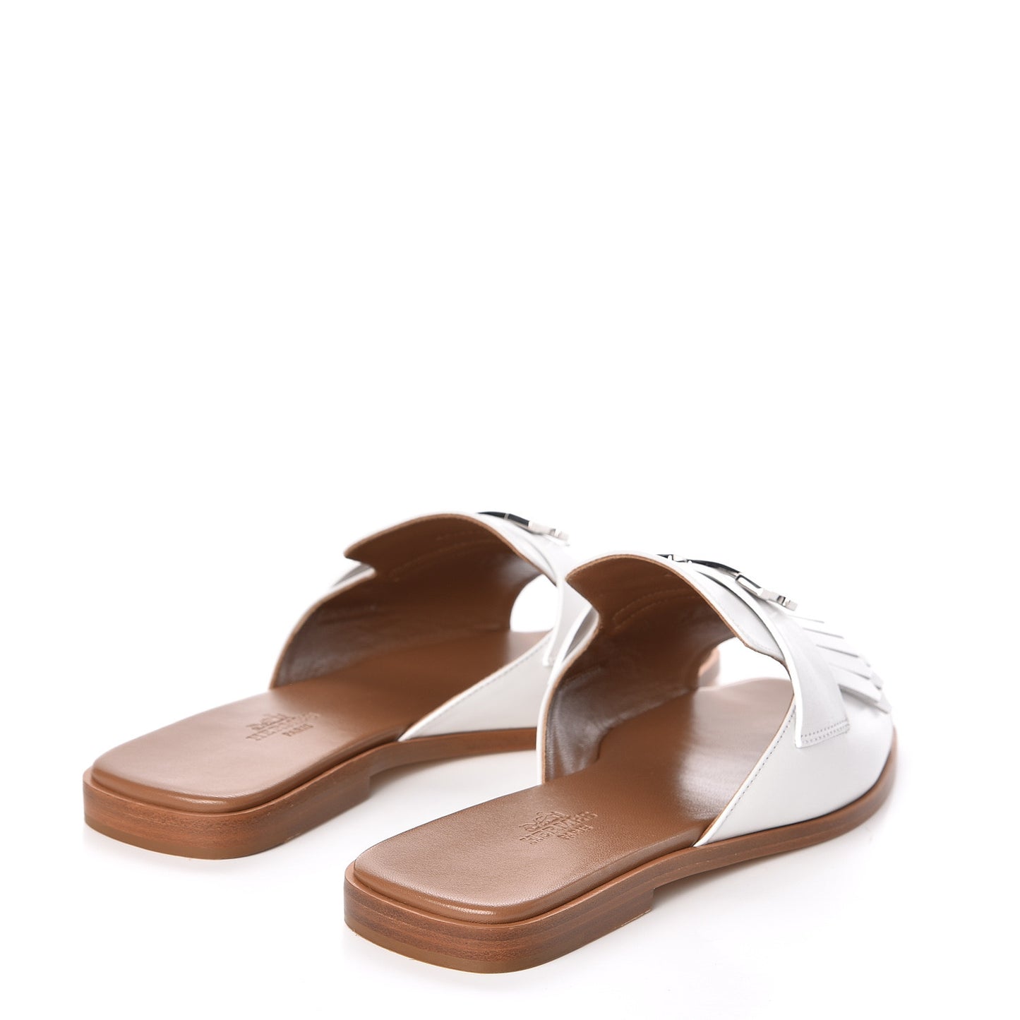 Calfskin Auteuil Sandals 37 White