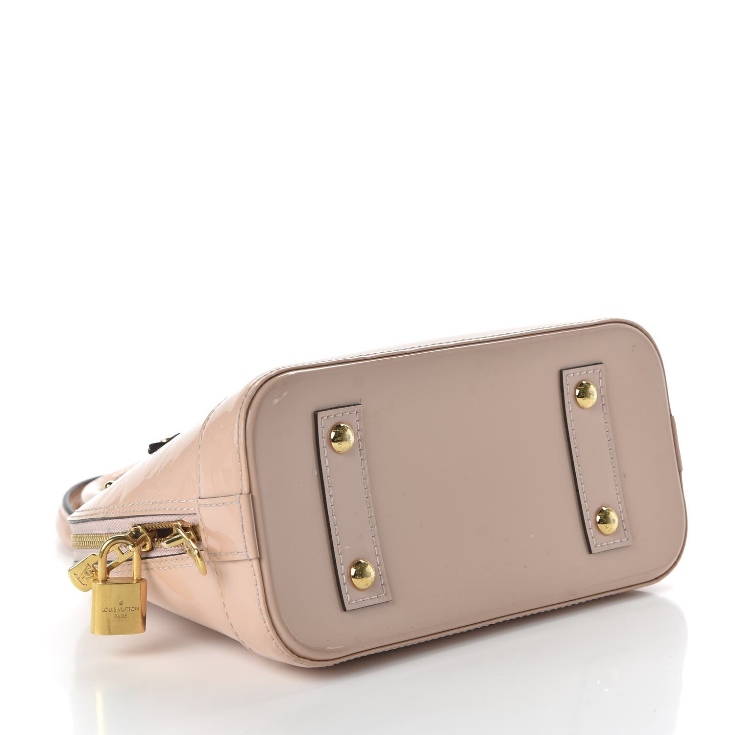 Louis Vuitton Vernis Flowers Alma BB Rose Ballerine 4 of 10