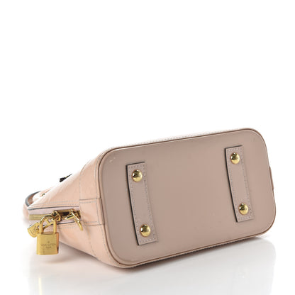 Louis Vuitton Vernis Flowers Alma BB Rose Ballerine 4 of 10