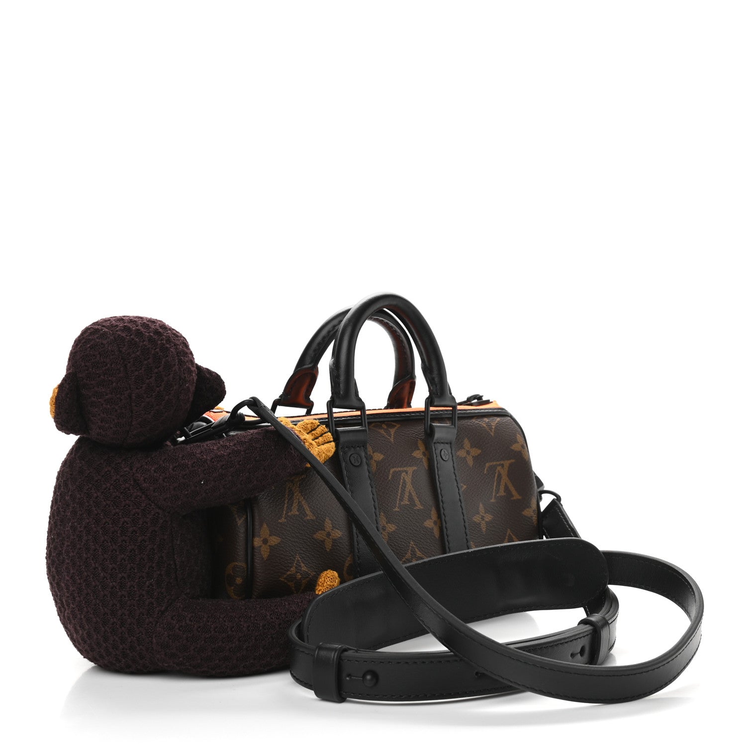 Louis Vuitton Monogram Monkey Puppet LV Friends Keepall XS 3 of 11