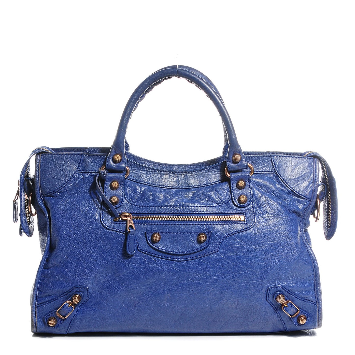 Agneau Giant 12 Rose Gold Hardware City City Bleut Bleu Glacier